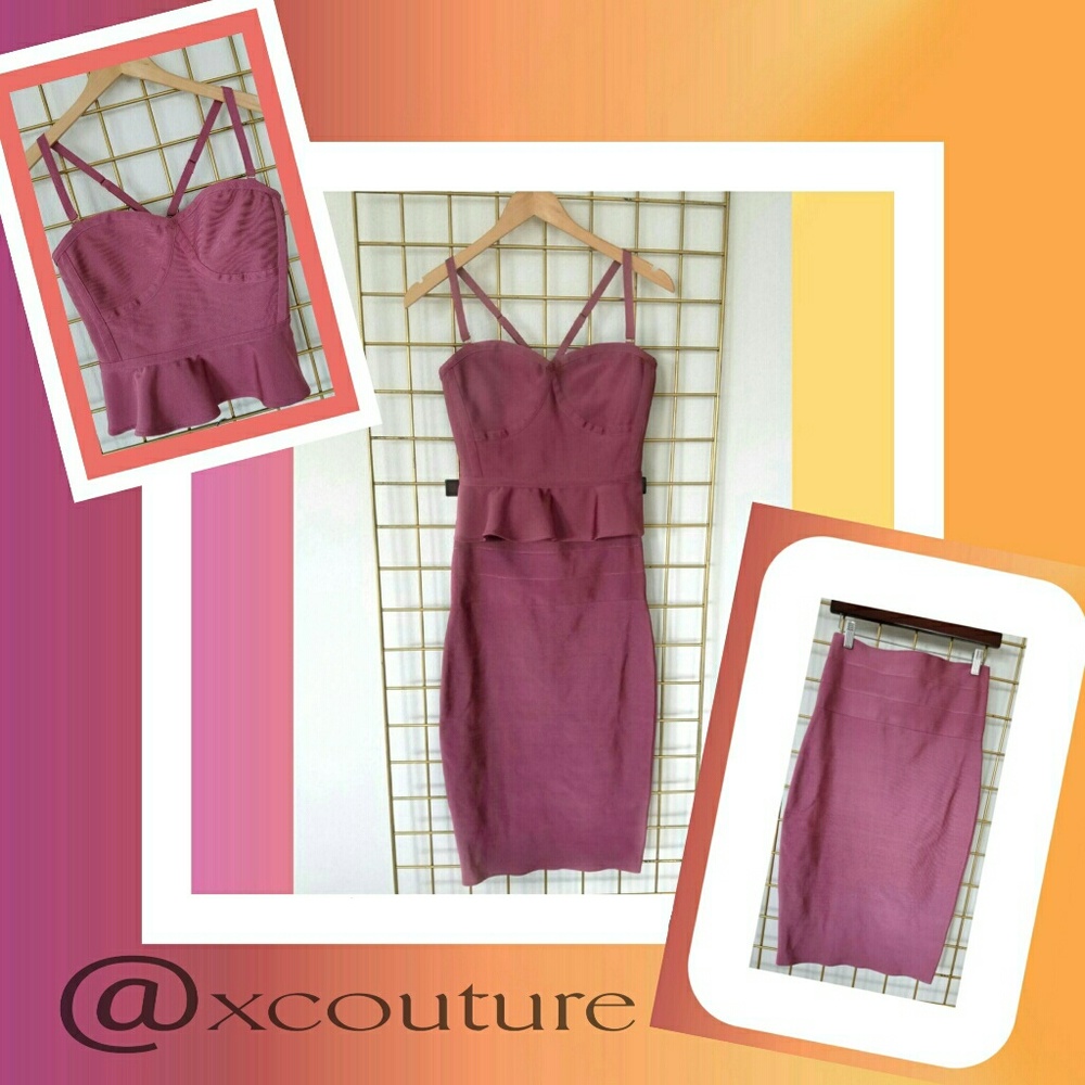 Authentic BANDAGE strapless top